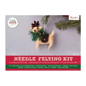 Docrafts Needle Felting Kit - Reindeer
