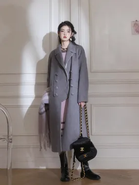Double breasted wool coat【s0000005785】
