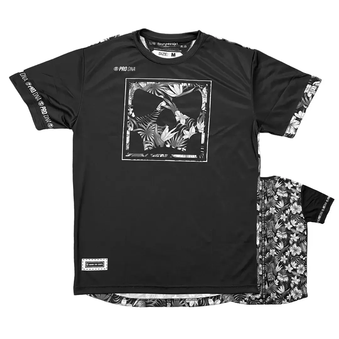 DryFit Tech T-Shirt - Tropical (Grey)