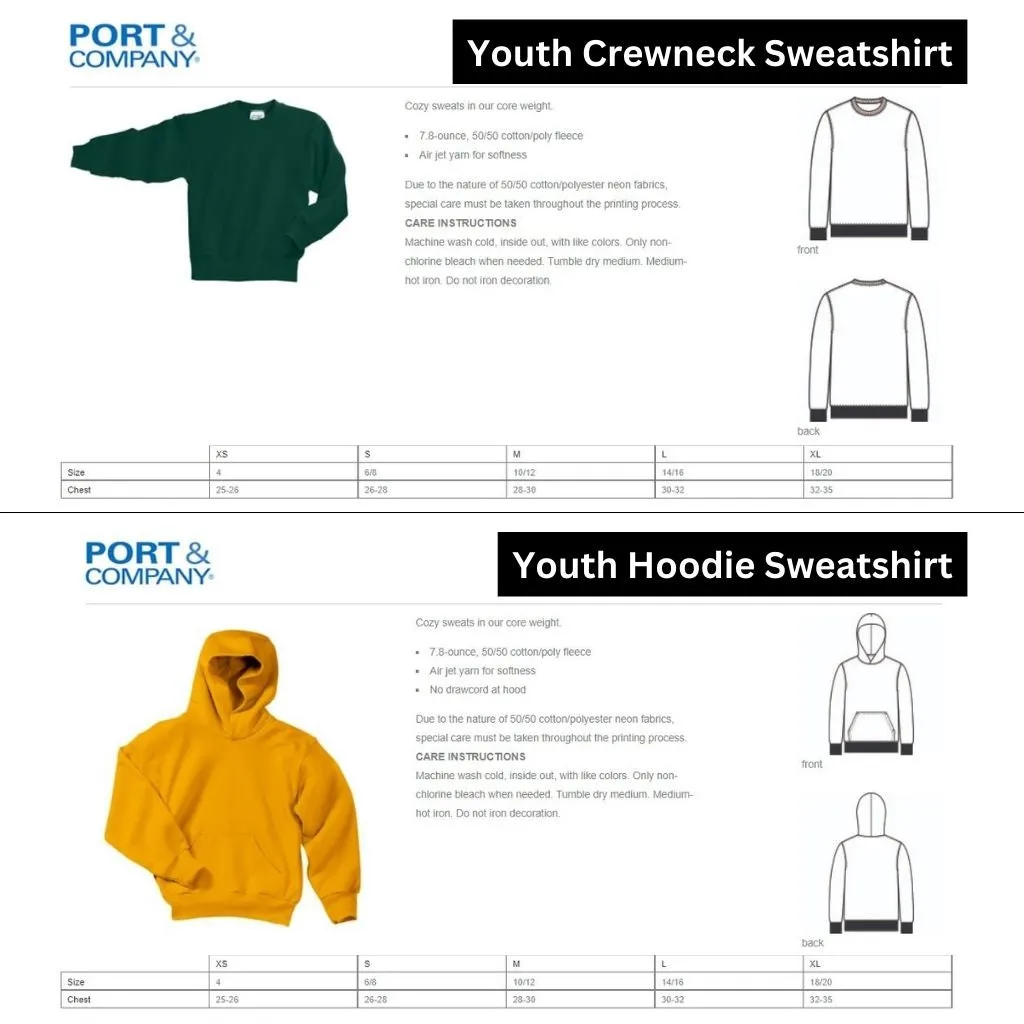 Duello Elementary I Say DUE You Say LLO Design On Adult and Youth Tees And Sweatshirts
