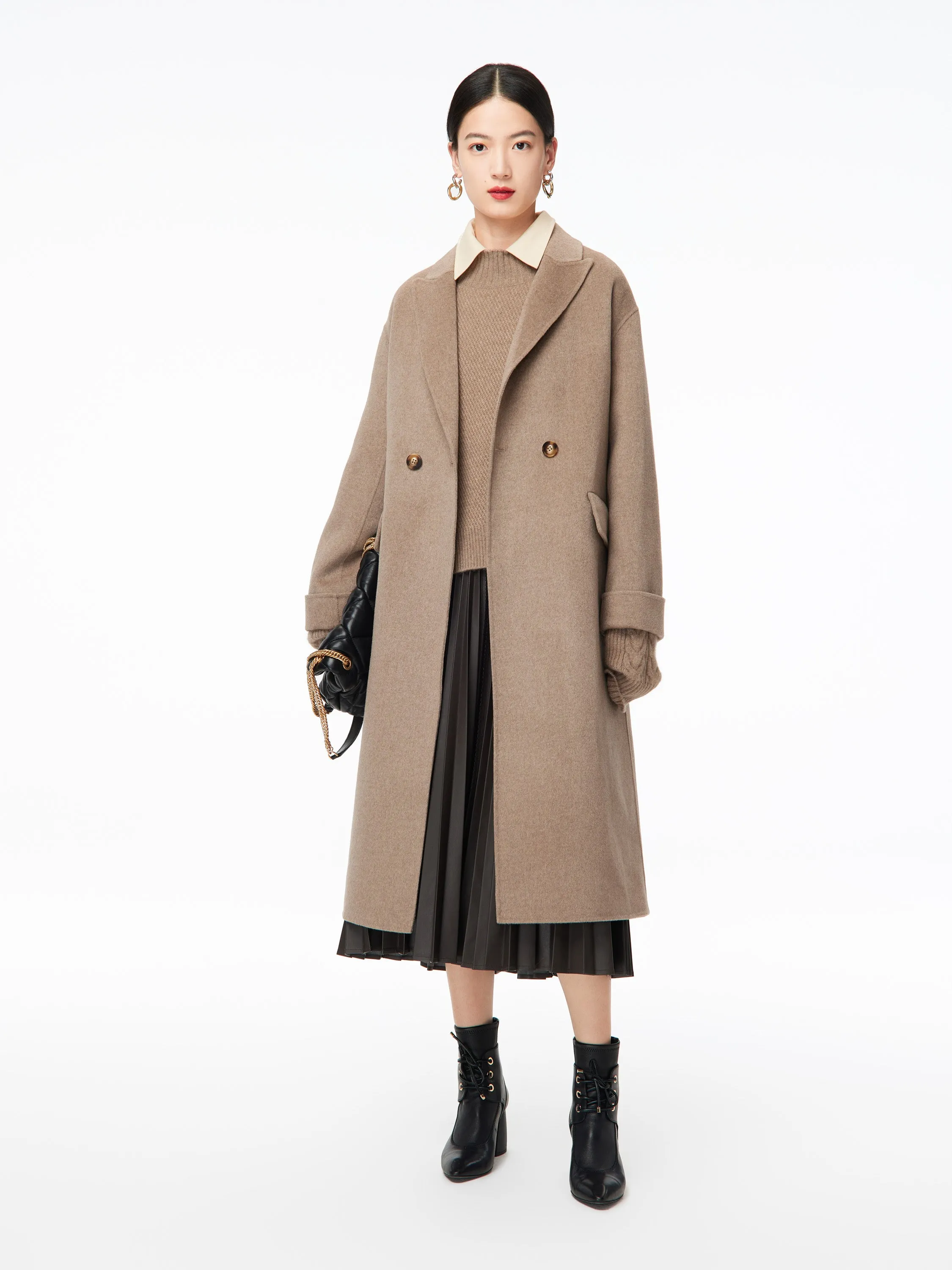 EP YAYING High Quality Wool Coat