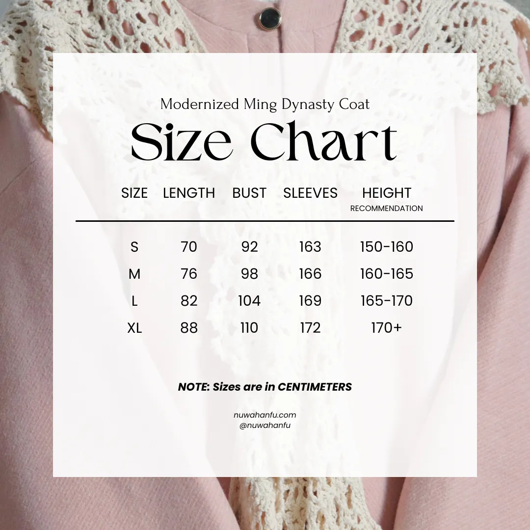 Fan Shiliu 番石榴 Guava Modernized Ming Dynasty Yuanling Ao Wool Blend Short Winter Coat