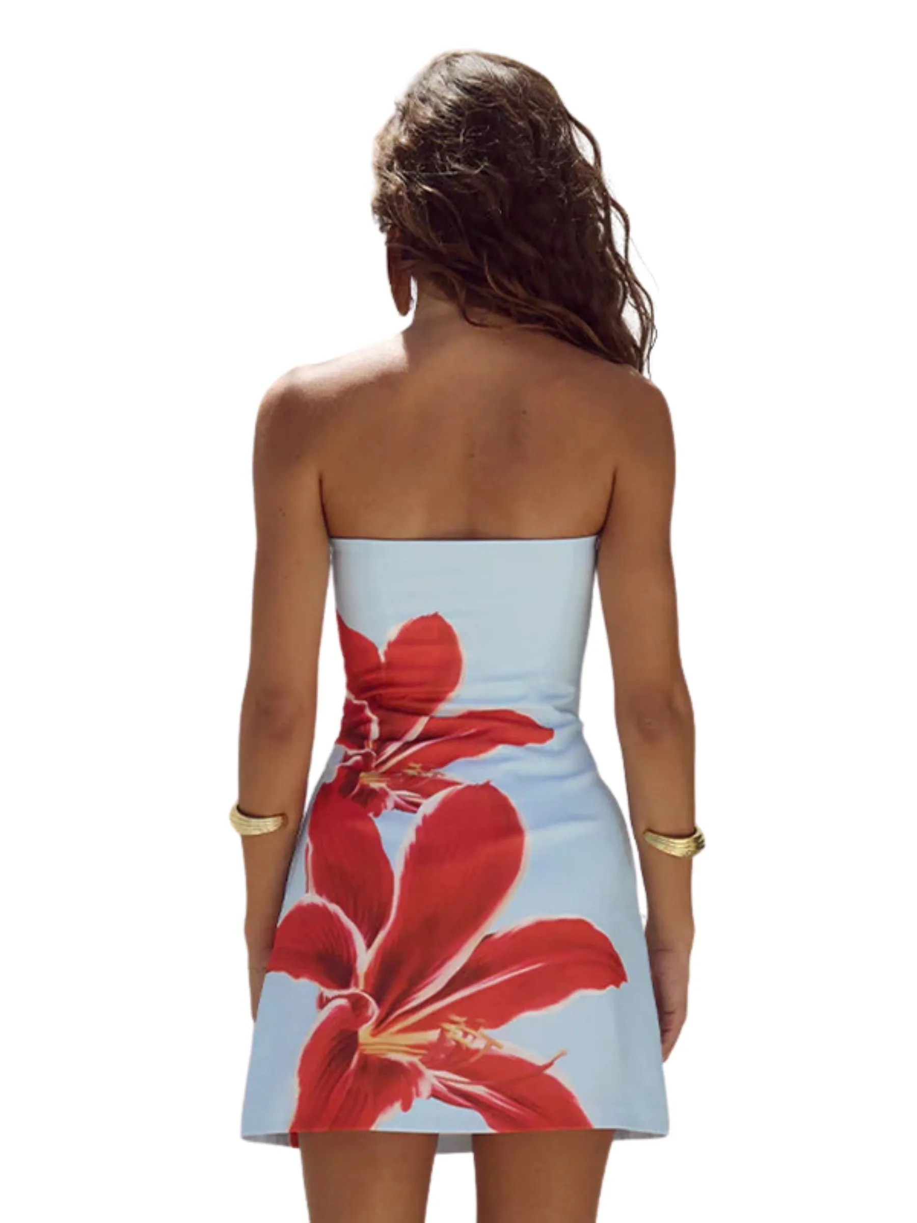 Flytonn-Christmas Outfits New Year's Eve Dress Night Out Club Dresses cute winter outfits Gracen Large Floral Mini Dress