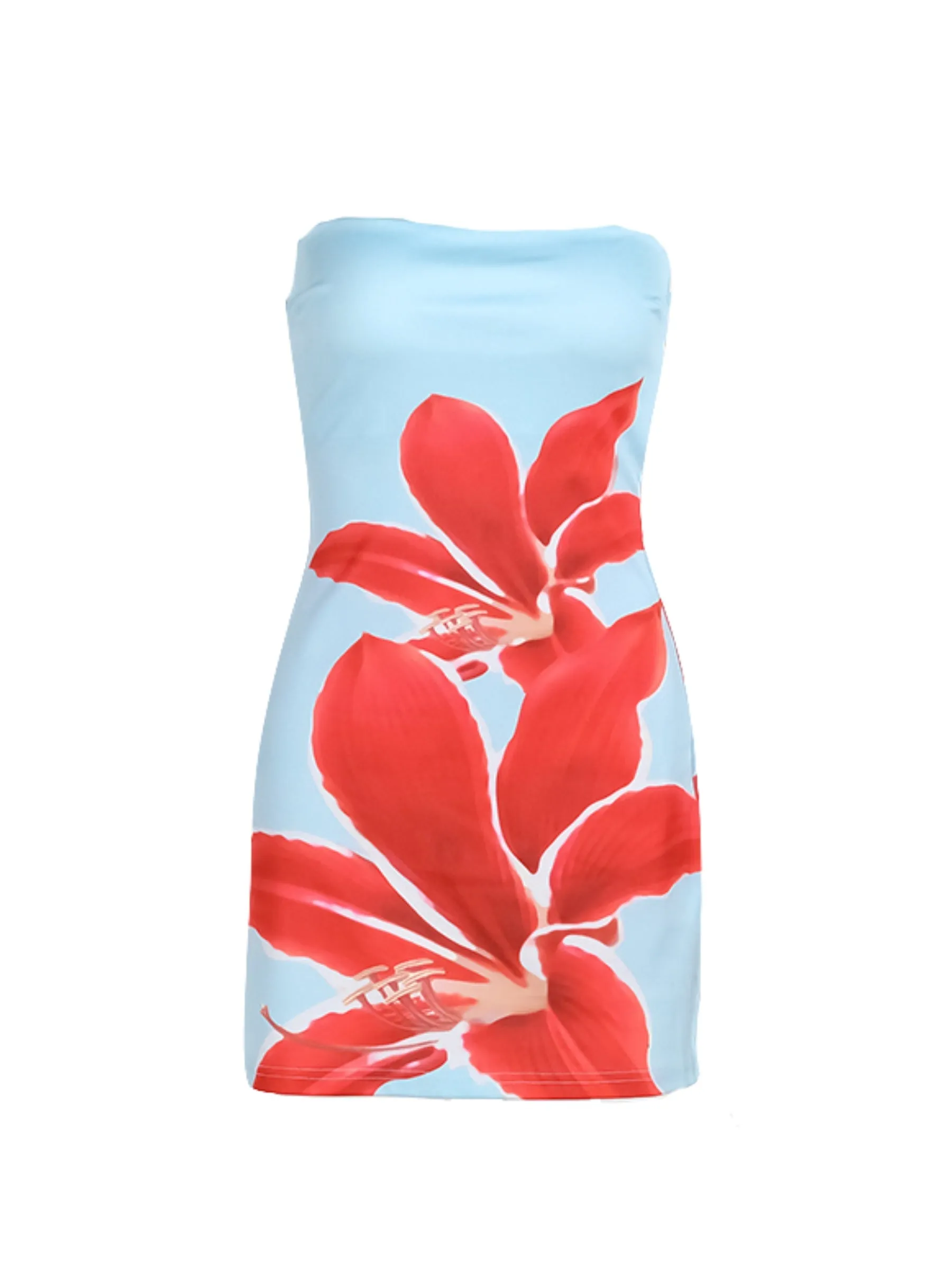 Flytonn-Christmas Outfits New Year's Eve Dress Night Out Club Dresses cute winter outfits Gracen Large Floral Mini Dress