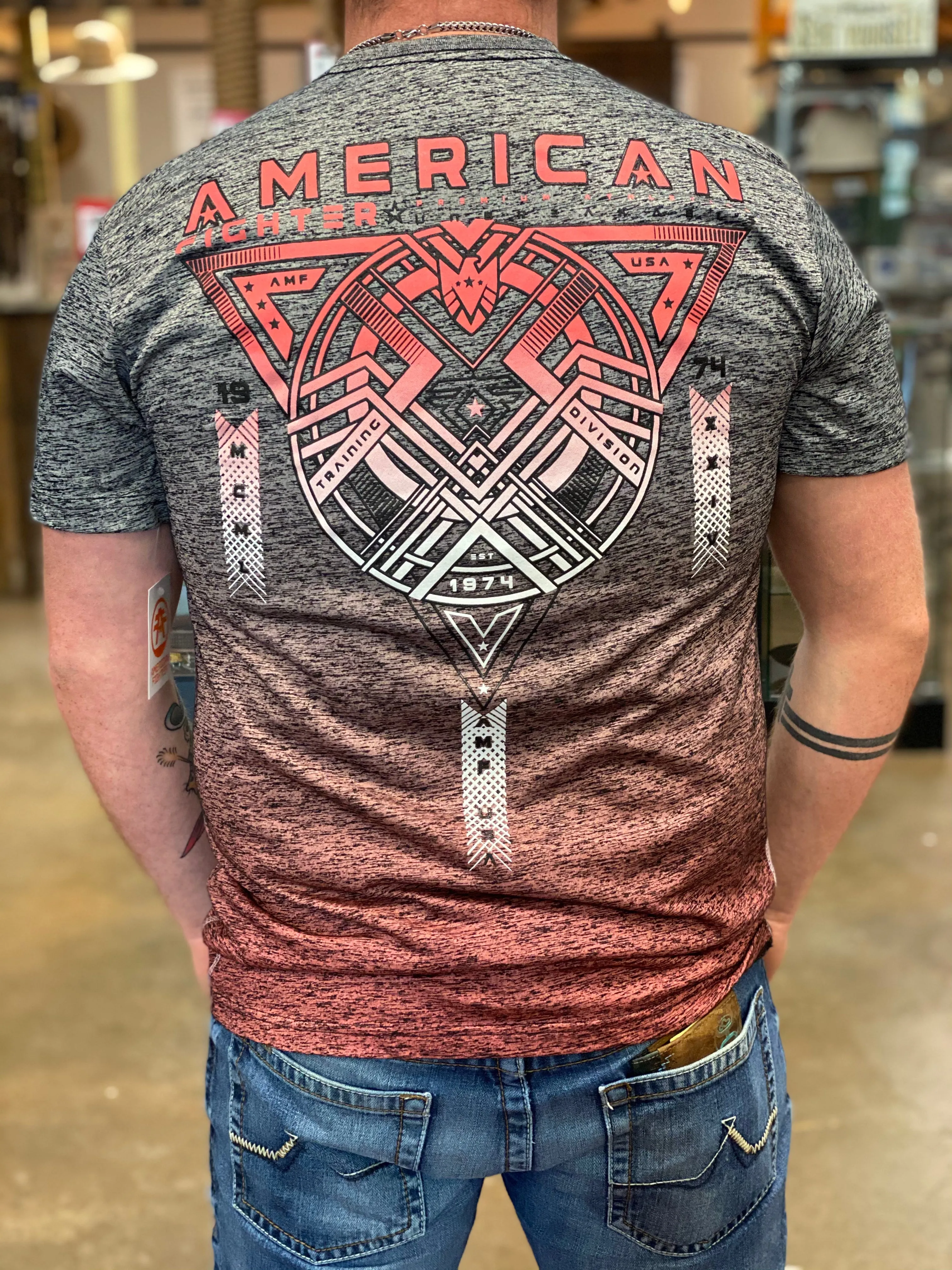 FM13489 - American Fighter Men’s SS T-Shirt - MCKINLEY