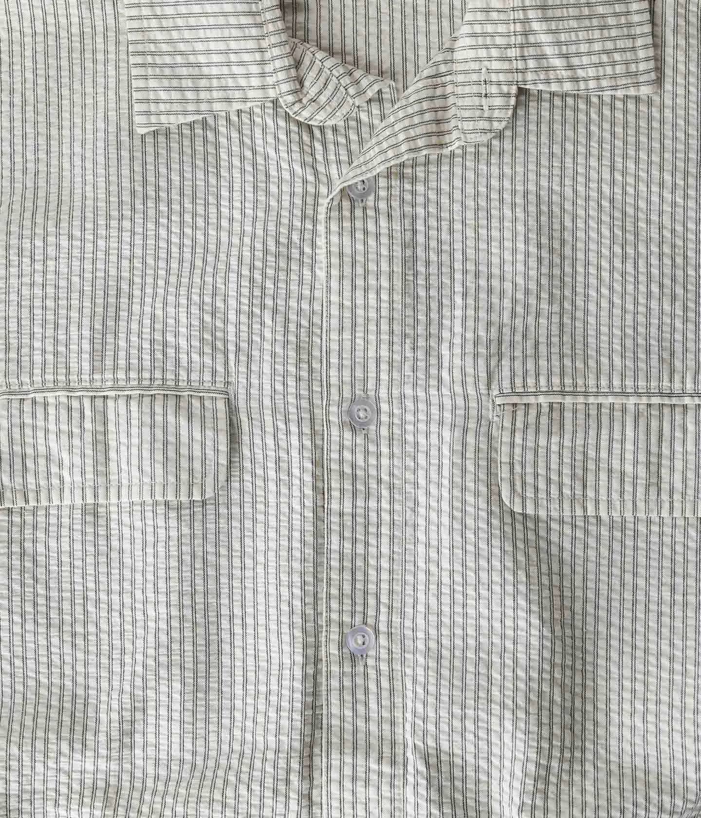 Former-  Broadcast Seersucker SS Shirt