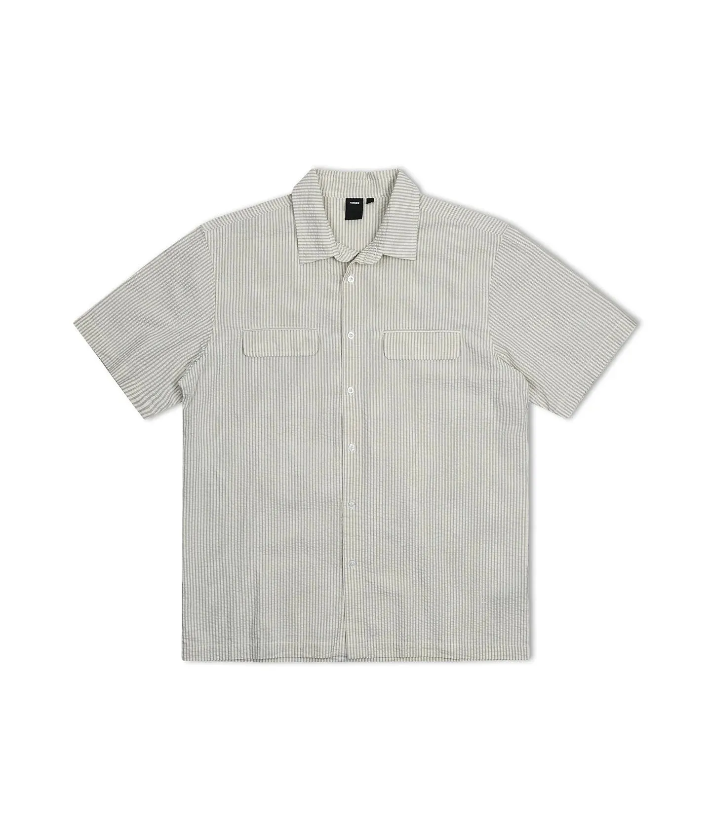 Former-  Broadcast Seersucker SS Shirt