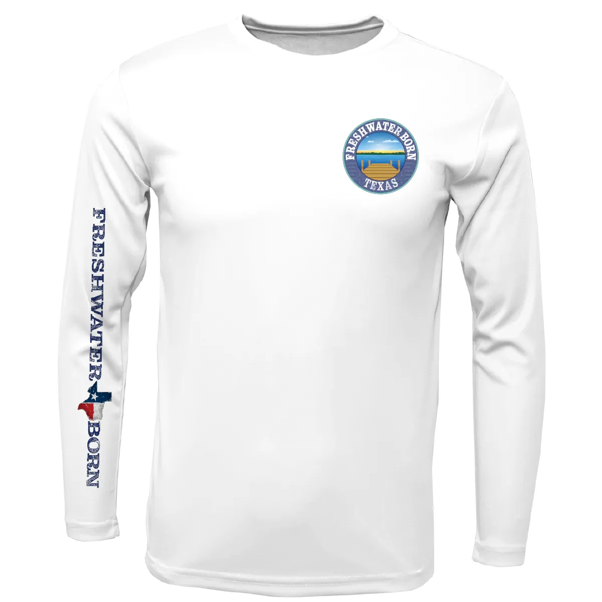 Fort Worth Freshwater Born Boy's Long Sleeve UPF 50  Dry-Fit Shirt