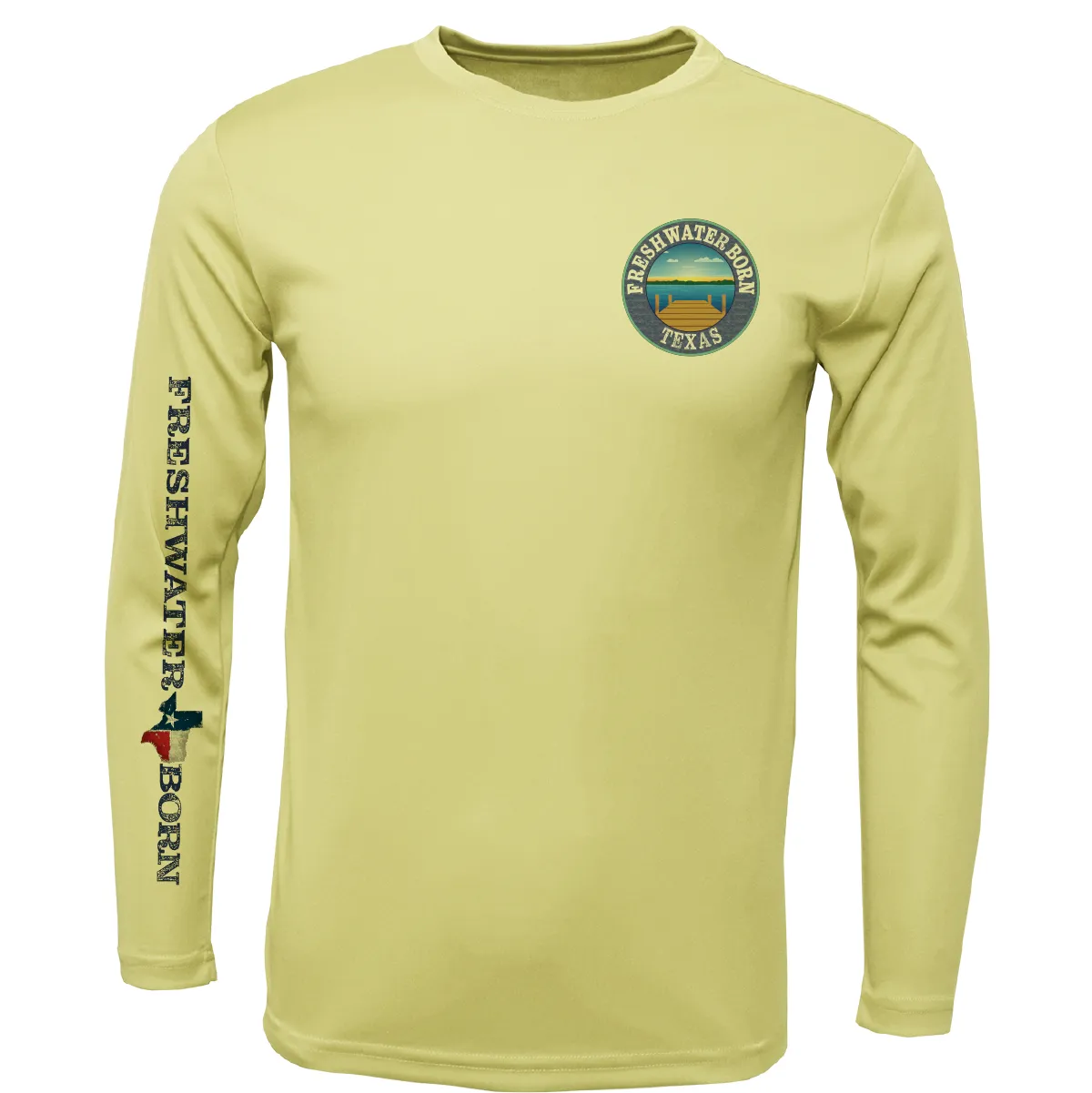 Fort Worth Freshwater Born Boy's Long Sleeve UPF 50  Dry-Fit Shirt