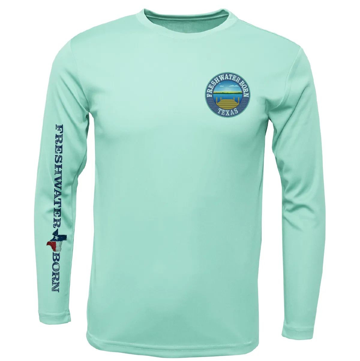 Fort Worth Freshwater Born Boy's Long Sleeve UPF 50  Dry-Fit Shirt