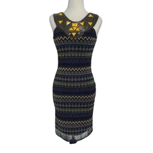 Francescas Collections Aztec Print Dress, Size Small