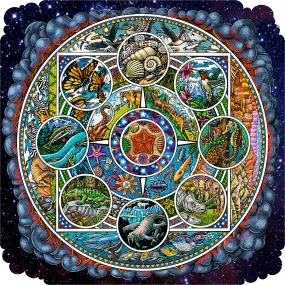 From the Tide Pools to the Stars (503 Piece Wooden Jigsaw Puzzle)