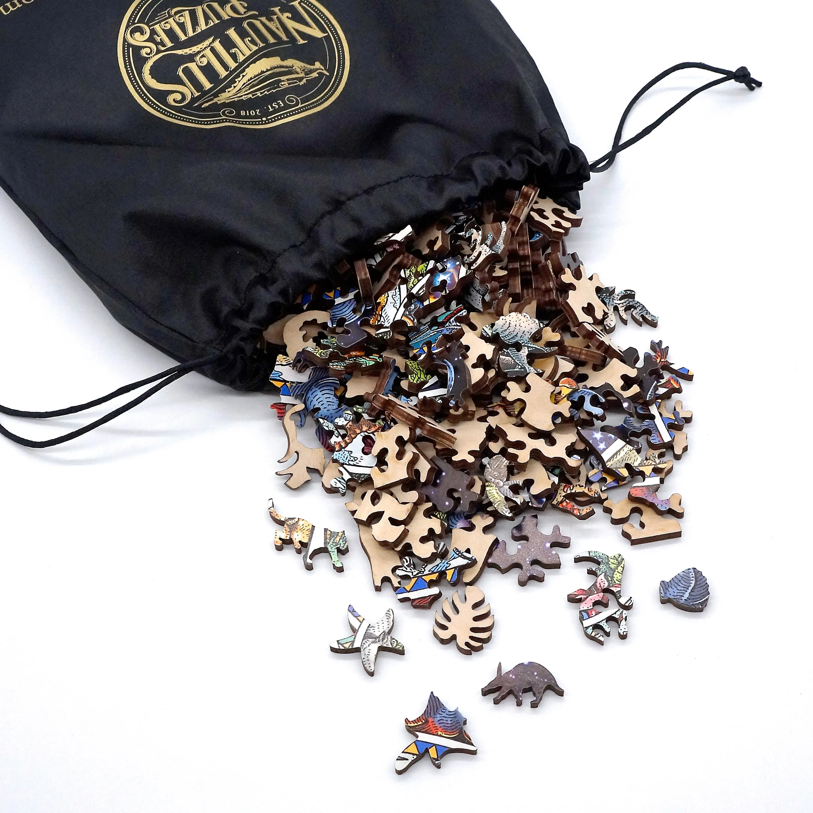 From the Tide Pools to the Stars (503 Piece Wooden Jigsaw Puzzle)