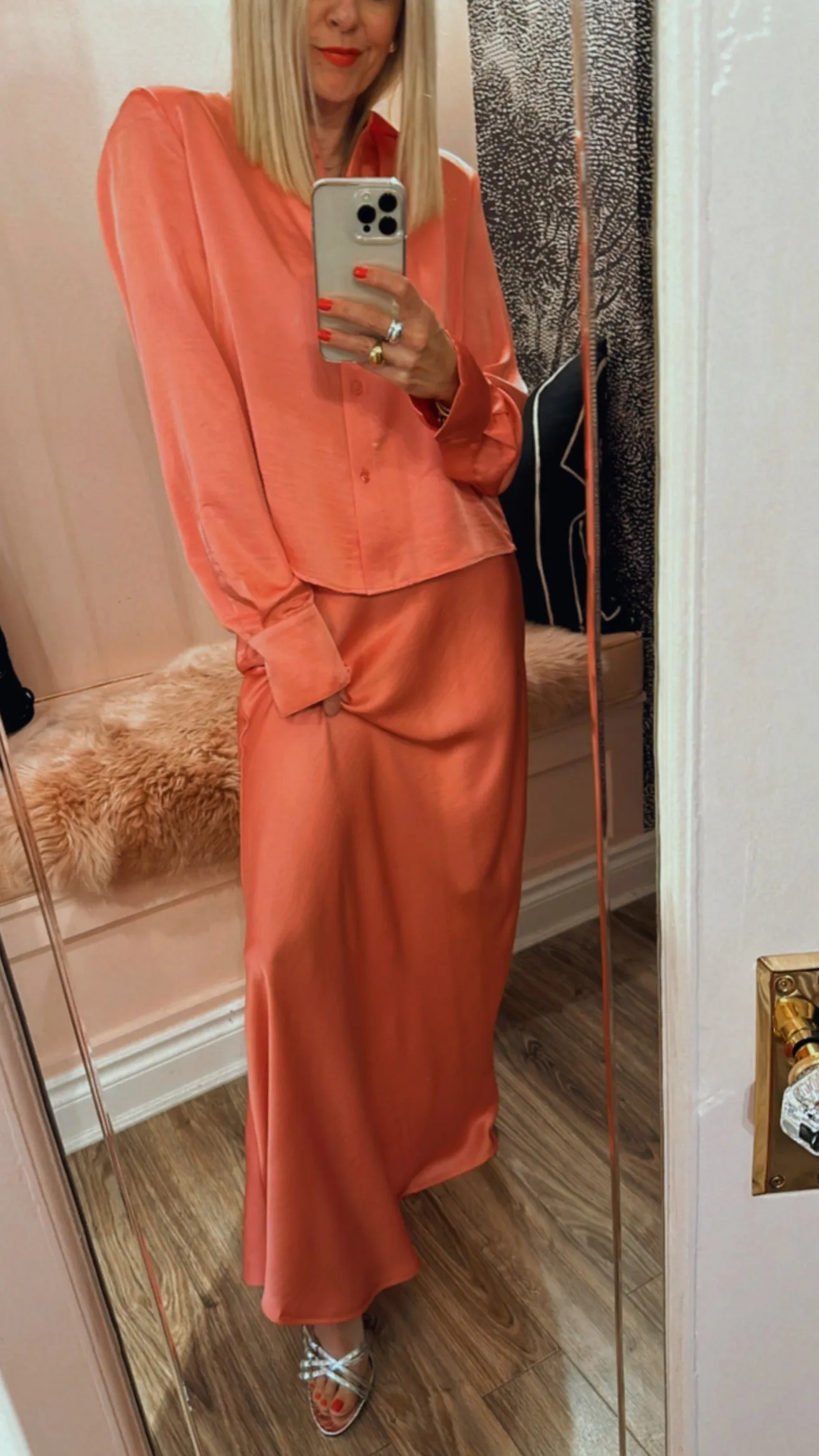 'Genvieve' Satin Shirt