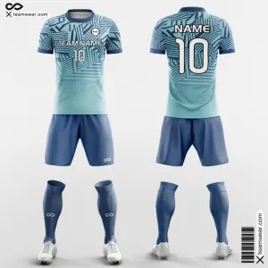 Geometry Gradient - Custom Soccer Jerseys Kit for High School