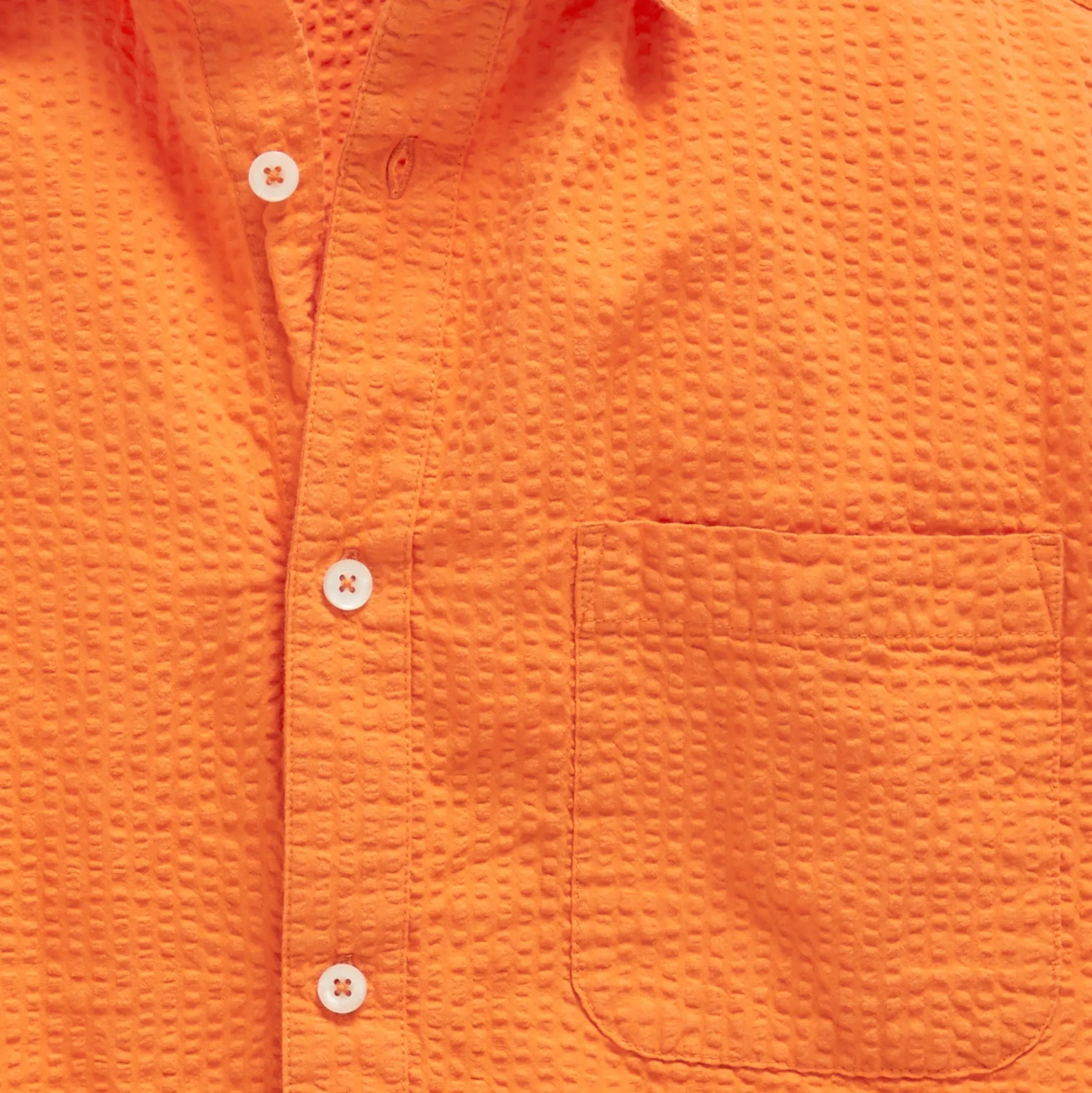 Gregale Long-Sleeve Solid Seersucker Shirt