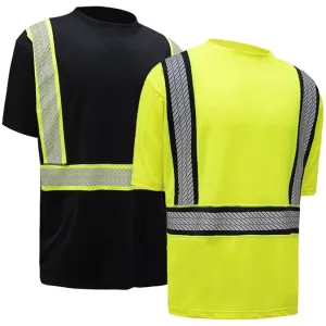 GSS Class 2 Onyx Two-Tone Anti-Snag T-Shirt W/Segment Tape