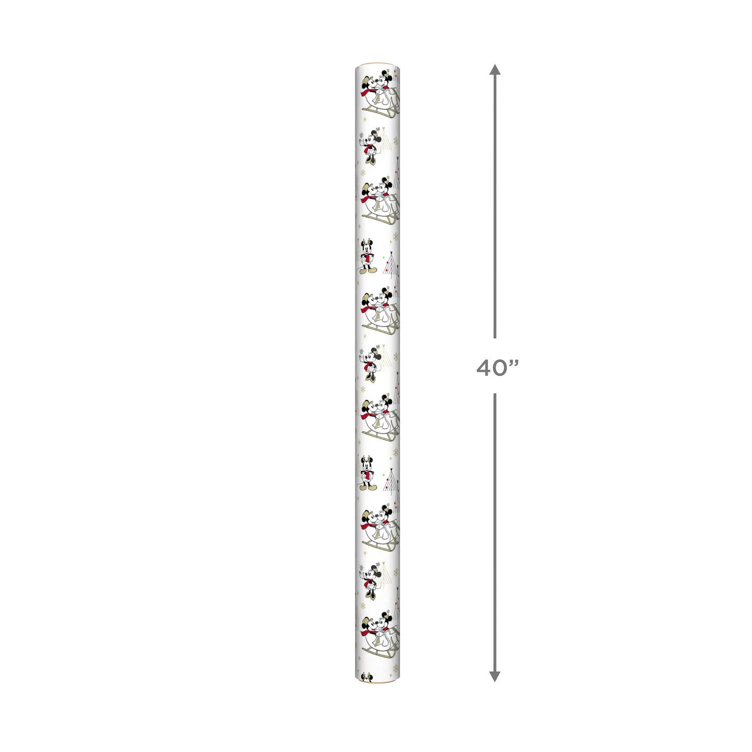 Hallmark Disney Mickey & Minnie With Pluto Christmas Wrapping Paper, 70 sq. ft.