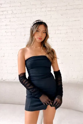 Happy Hour Mini Dress - Black