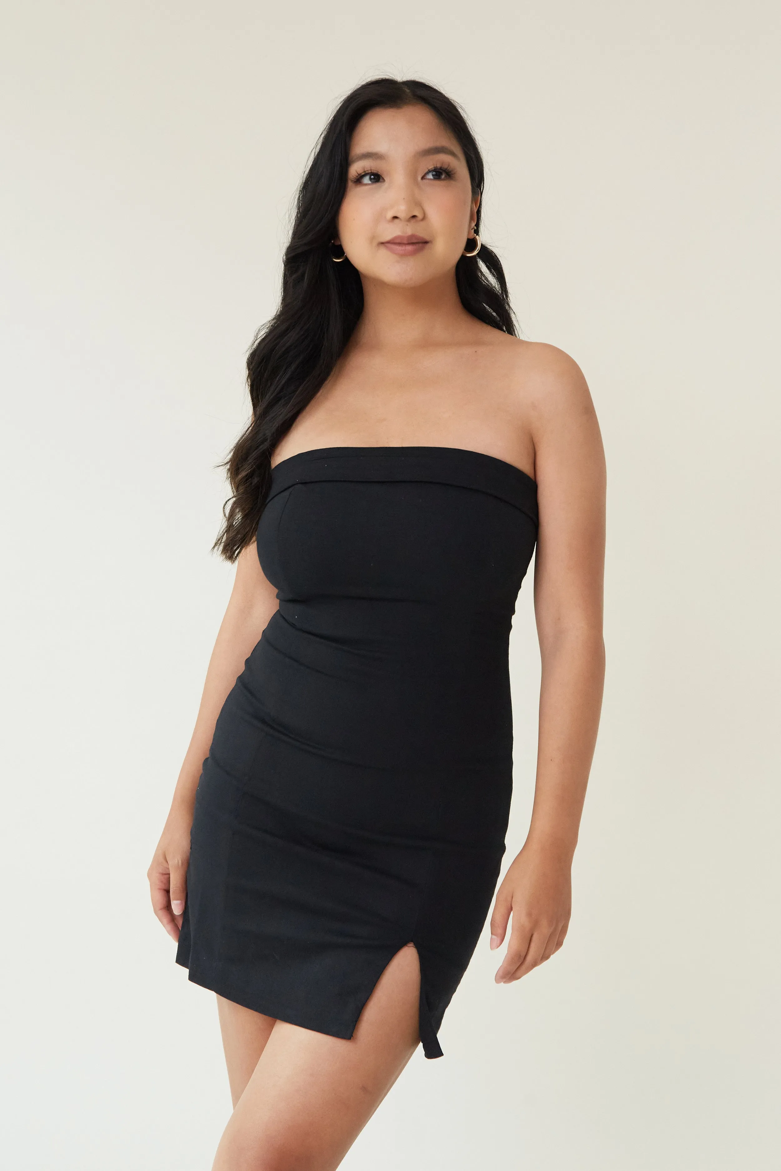 Happy Hour Mini Dress - Black