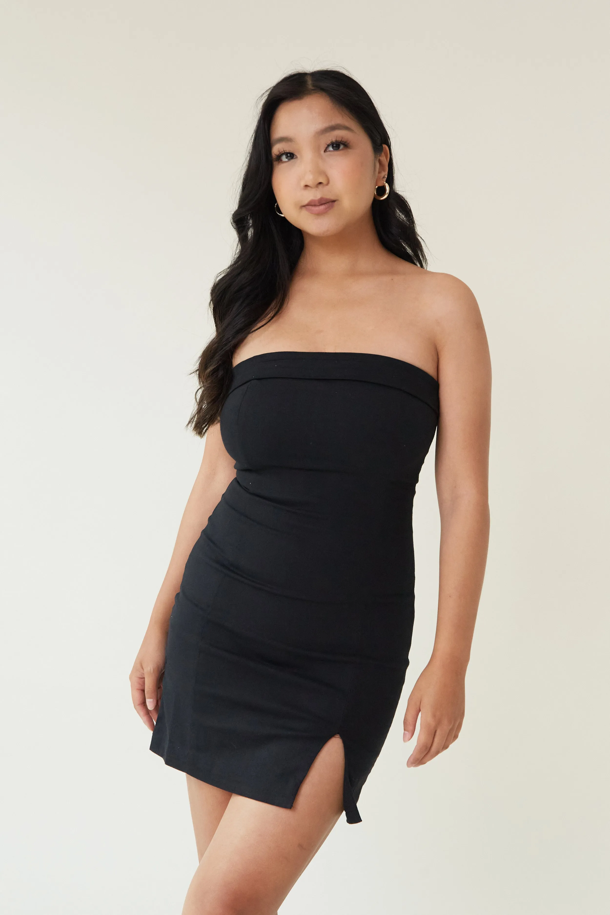 Happy Hour Mini Dress - Black