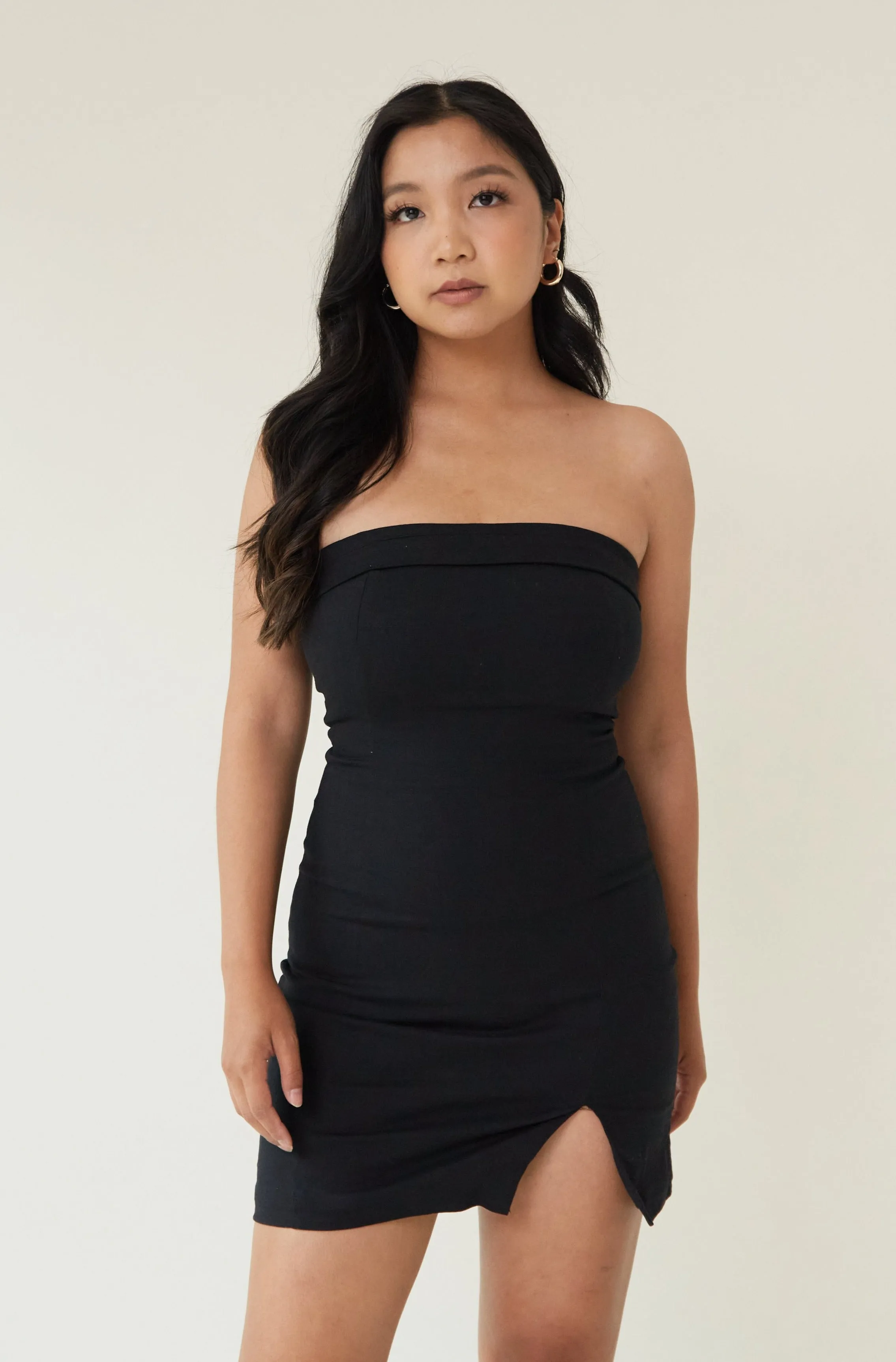 Happy Hour Mini Dress - Black