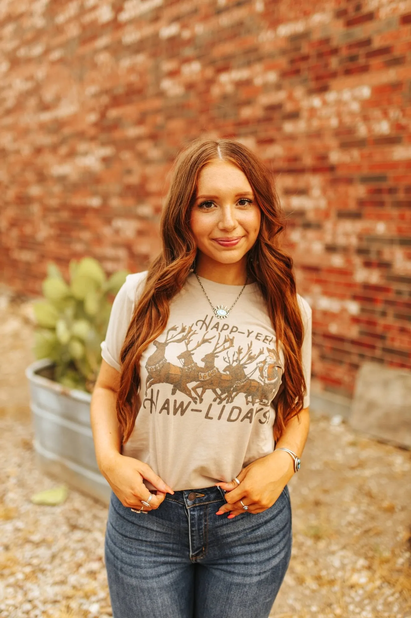Happy Yee-Haw Holidays Graphic Tee
