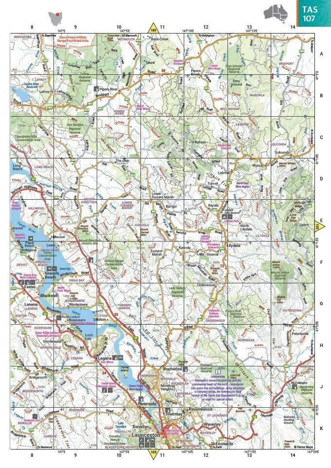Hema Australia Road & 4WD Easy Read Atlas