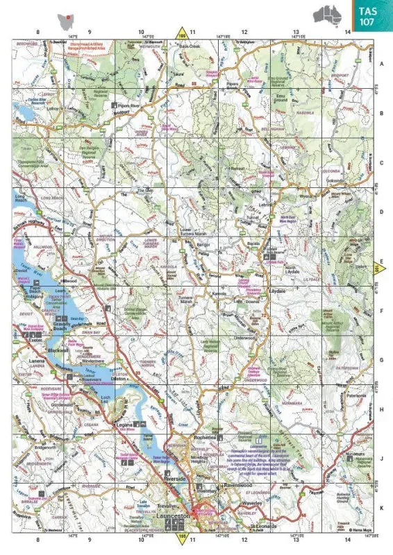 Hema Australia Road and 4WD Easy Read Atlas | 292 x 397mm