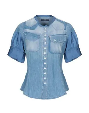 High By Claire Campbell Women Denim shirt Blue 6 UK
