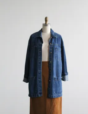 hudson falls denim chore coat