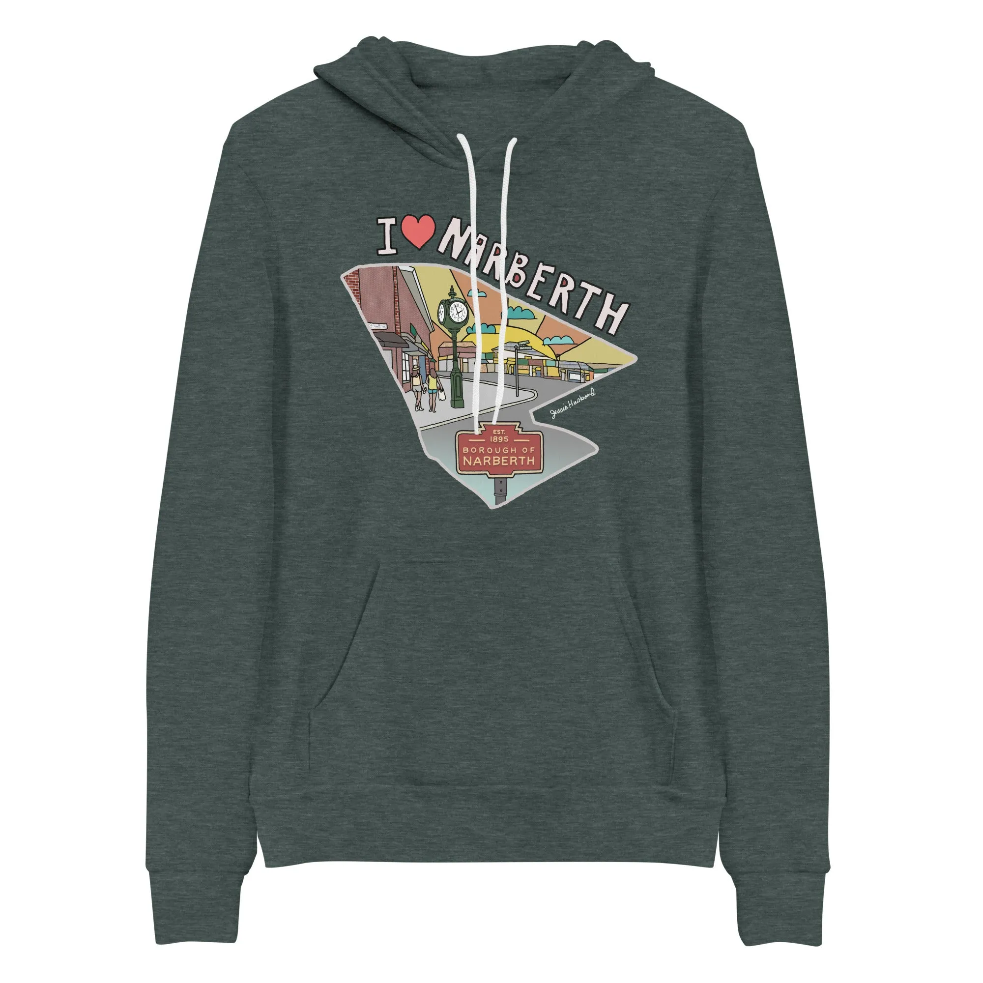 I Love Narberth Hoodie