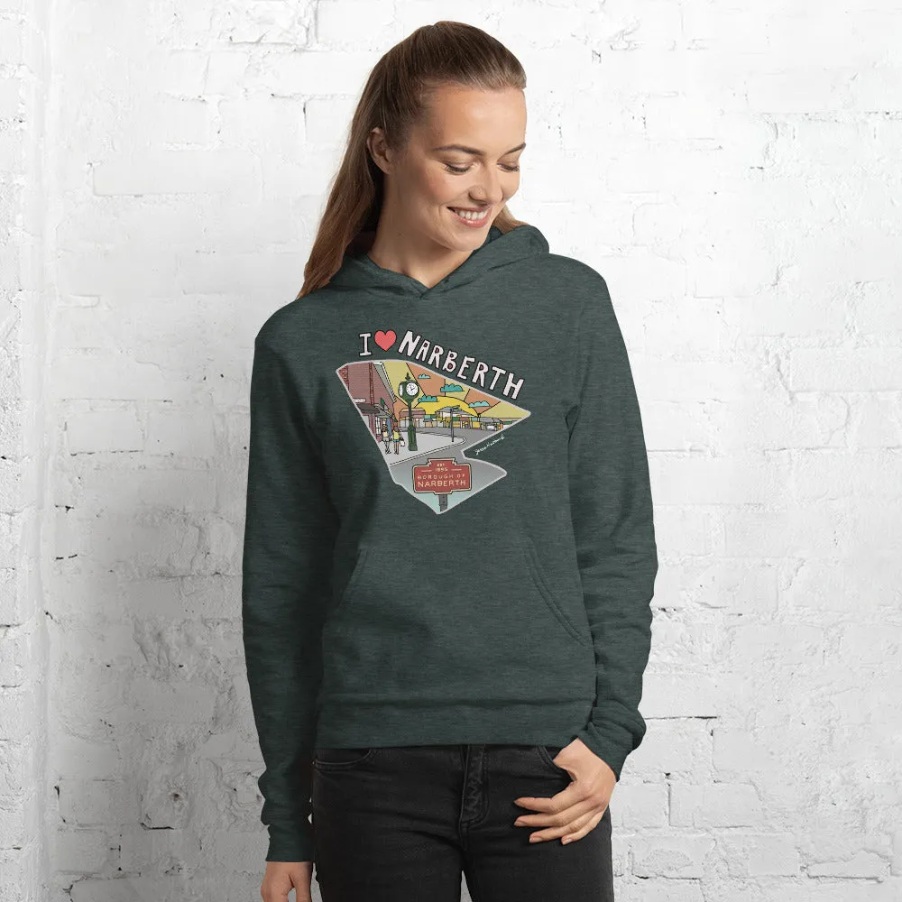 I Love Narberth Hoodie