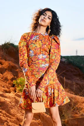 Kaina|Floral Bodycon Dress