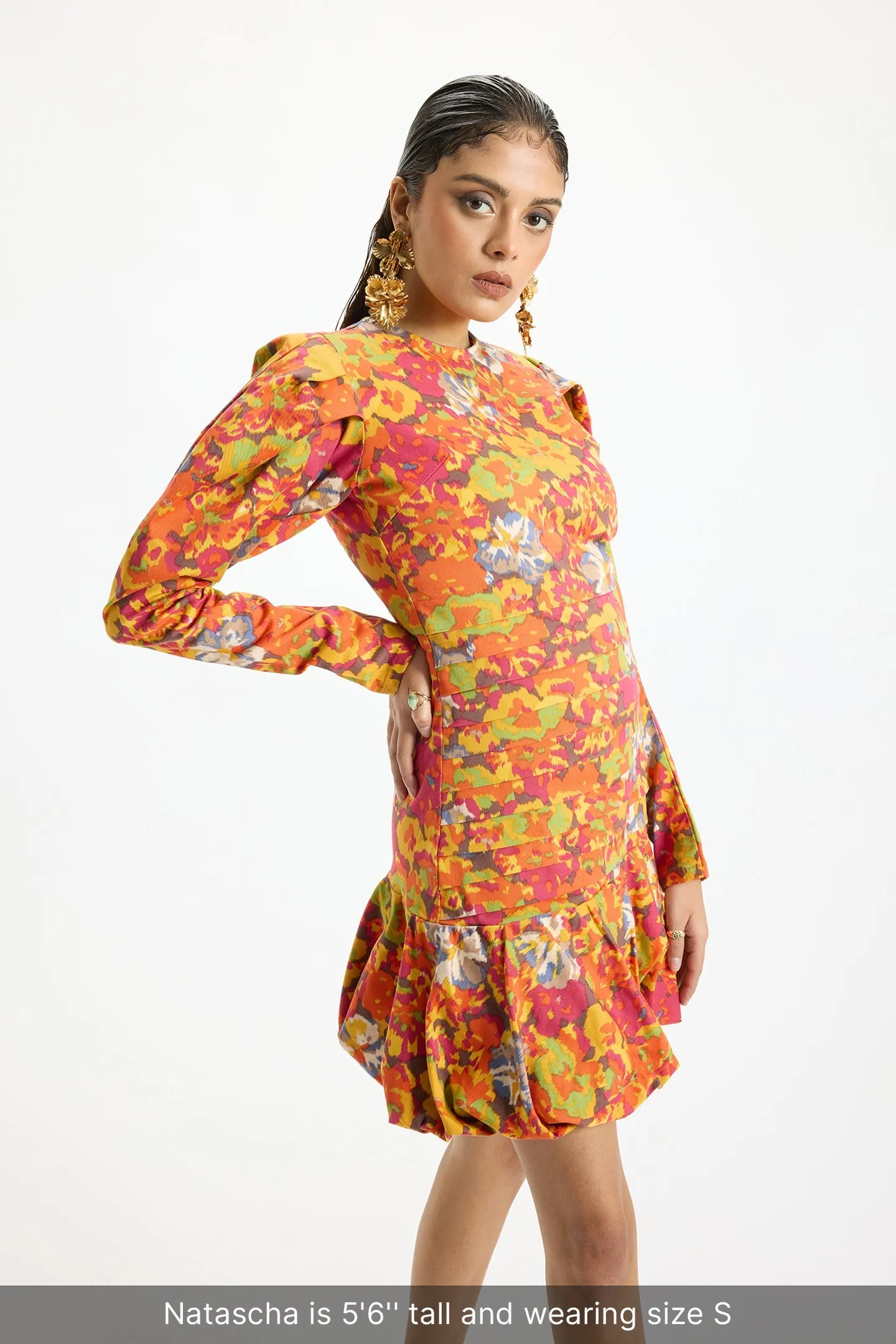 Kaina|Floral Bodycon Dress