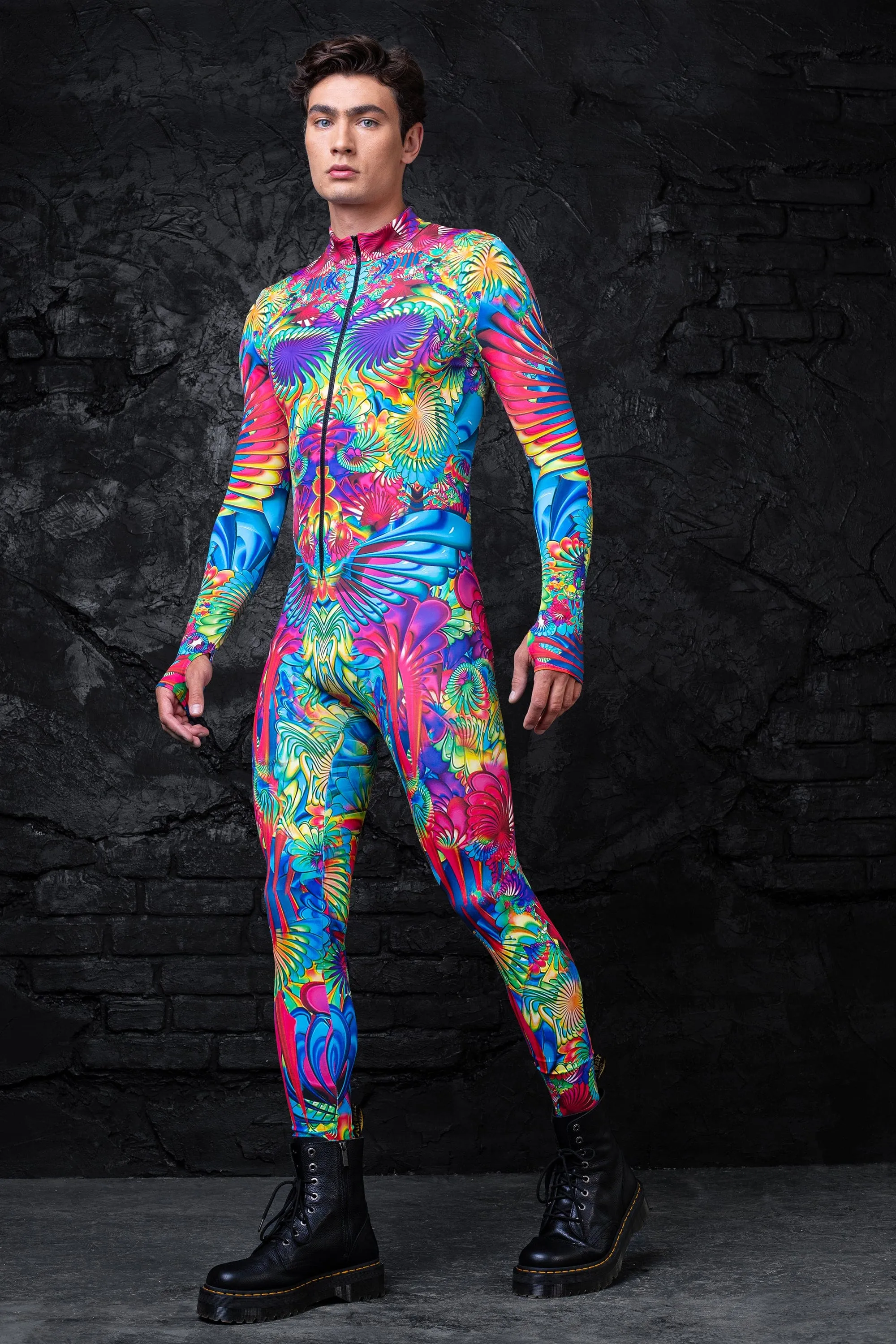 Kaleidoscopic Bloom Male Costume