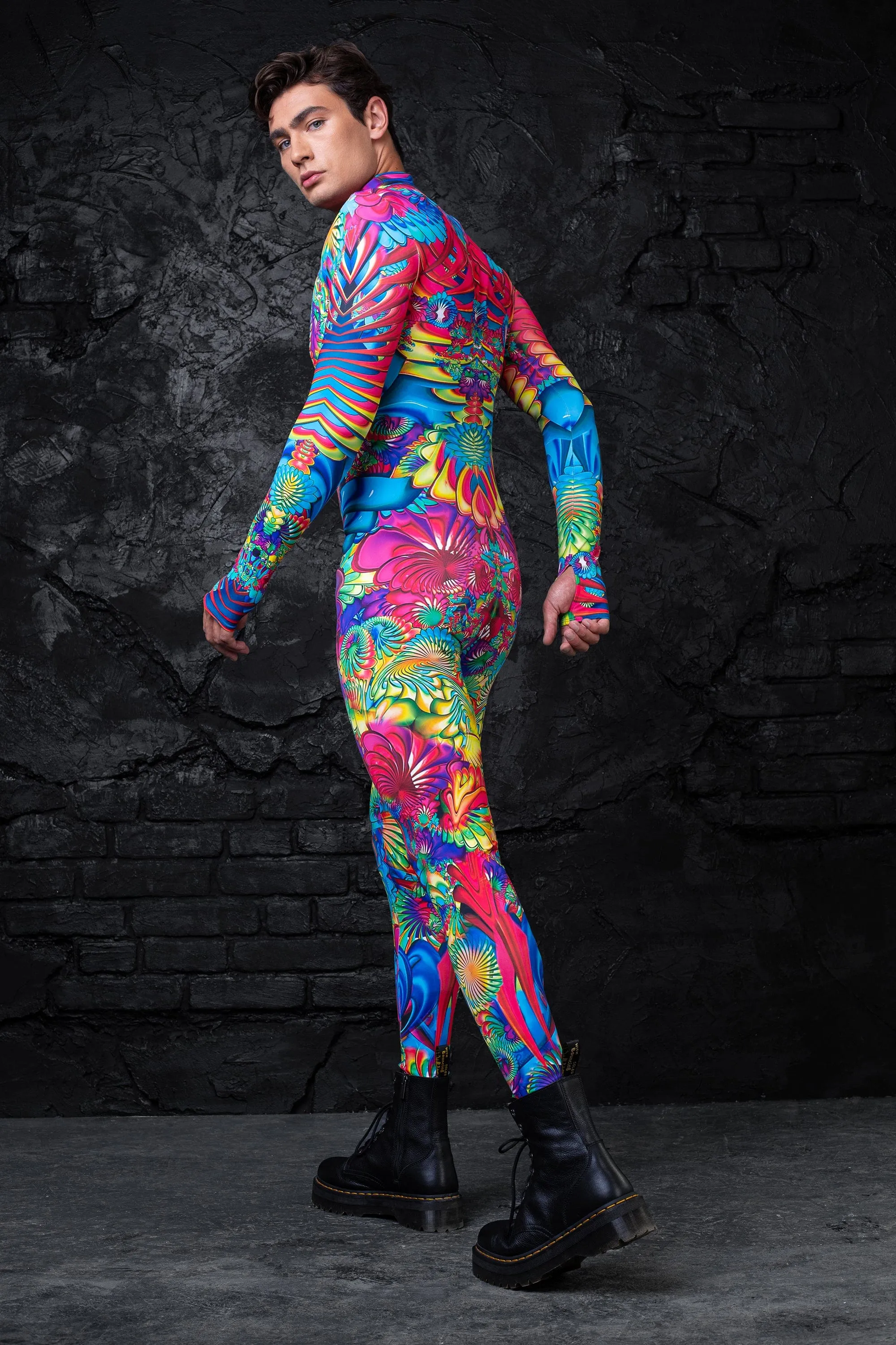 Kaleidoscopic Bloom Male Costume