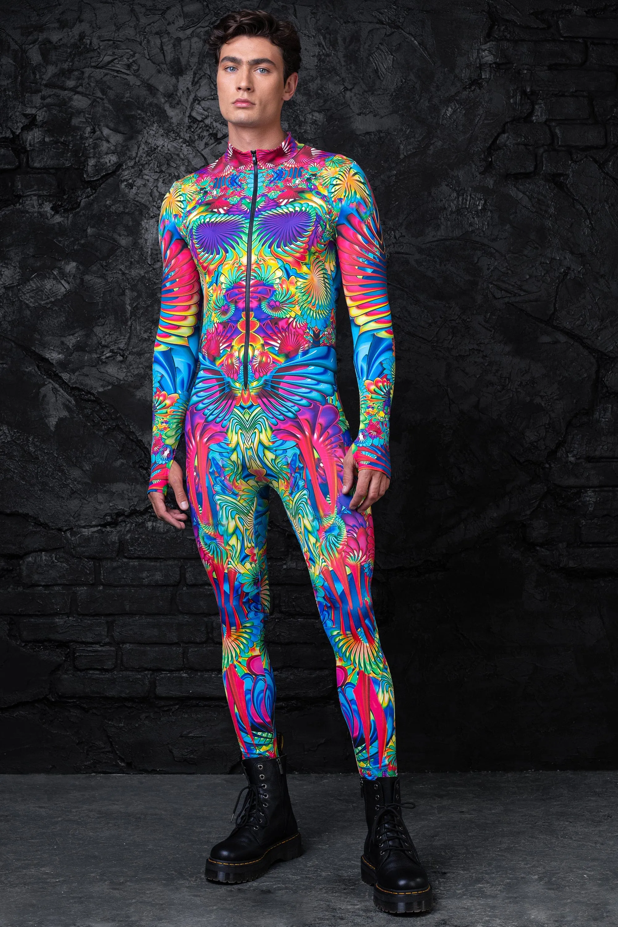 Kaleidoscopic Bloom Male Costume