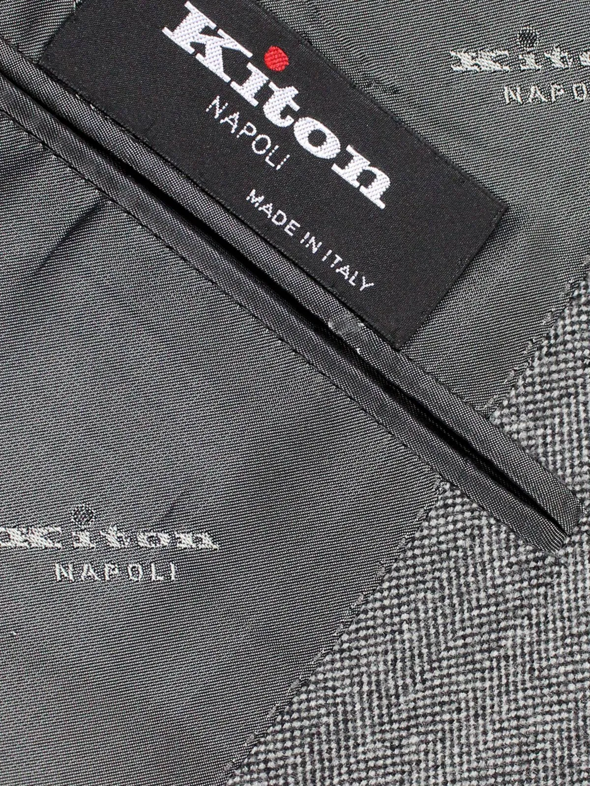 Kiton Cashmere Sport Coat Gray Herringbone - EUR 56/ US 44 R REDUCED SALE