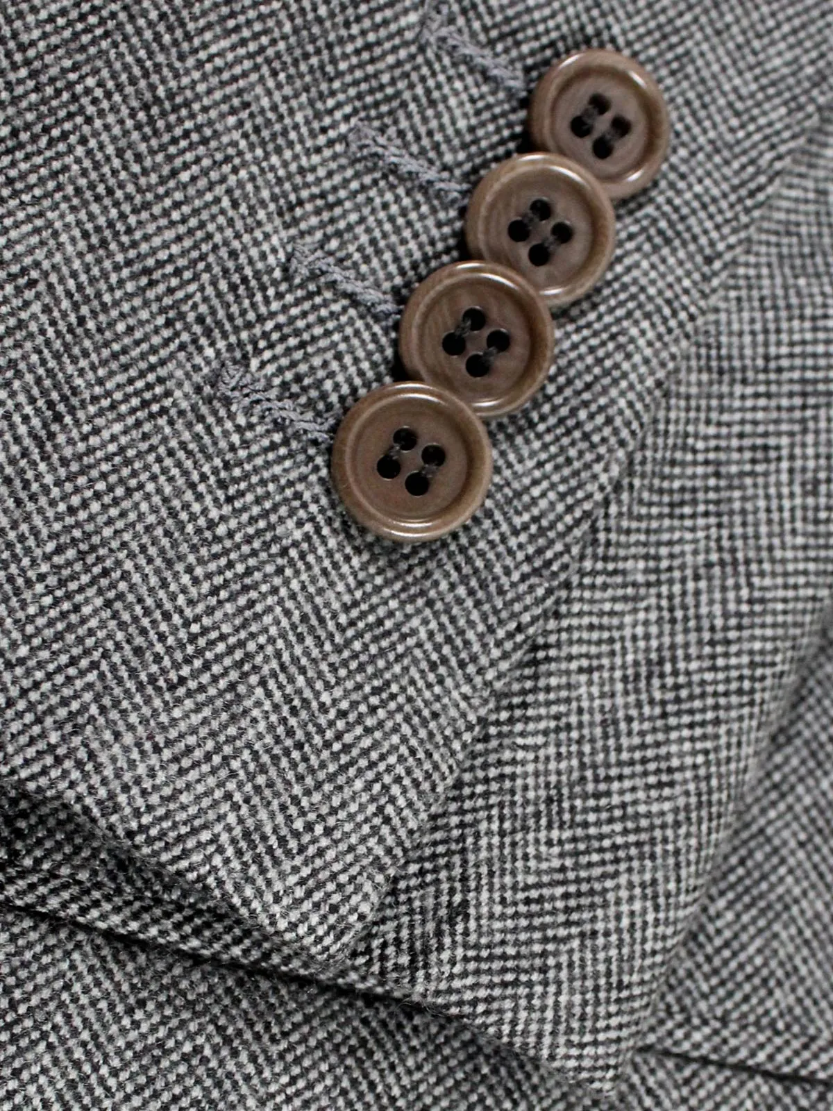 Kiton Cashmere Sport Coat Gray Herringbone - EUR 56/ US 44 R REDUCED SALE