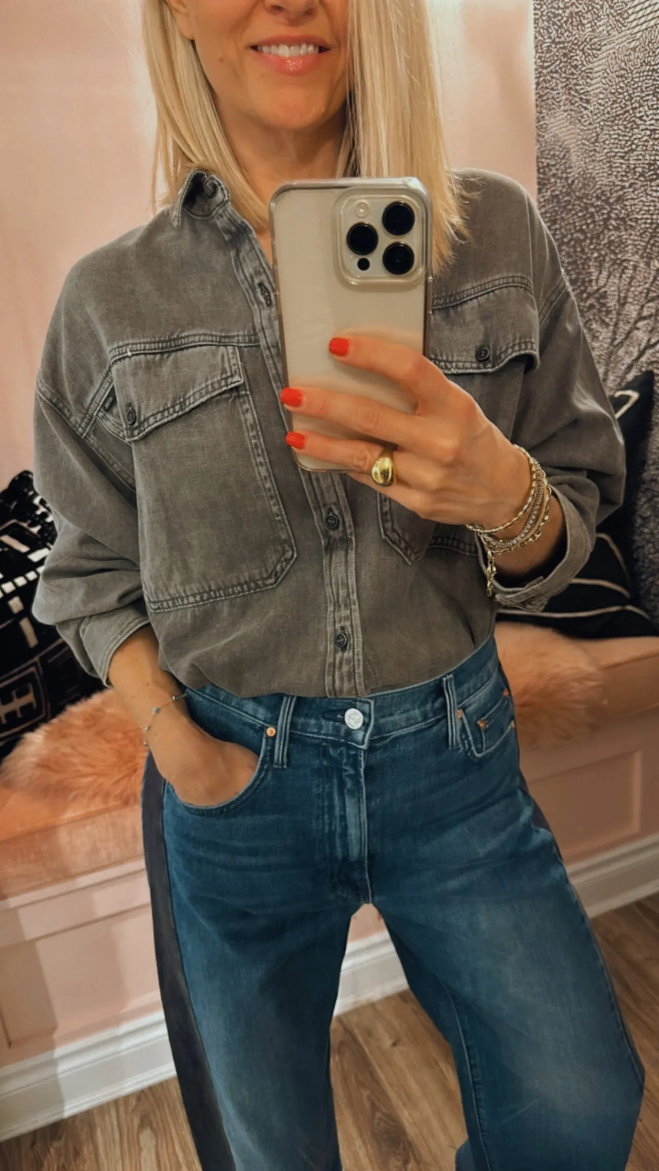 'Lazy Sunday' Denim Shirt