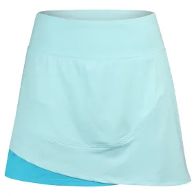 Lija Women's You Are My Sunshine Power Skort - Blue Mist
