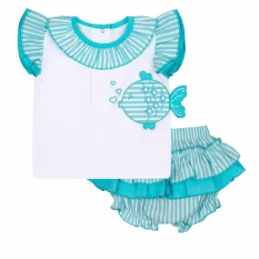 Little A 'Little Fish' Top and Pants set, Khloe