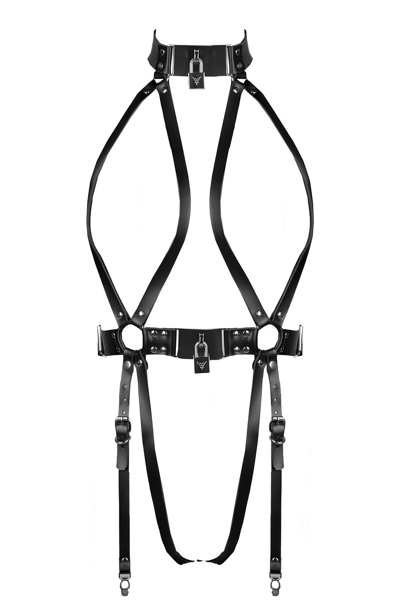 Lock Leather Body Harness