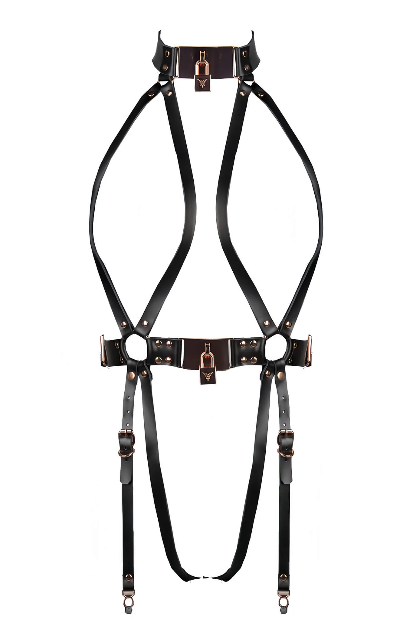 Lock Leather Body Harness