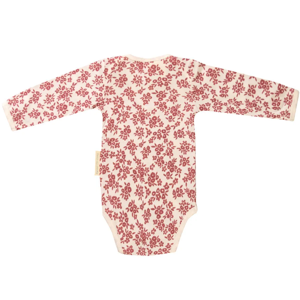 Long Sleeve Bodysuit - Rose Manuka (3-6mths)