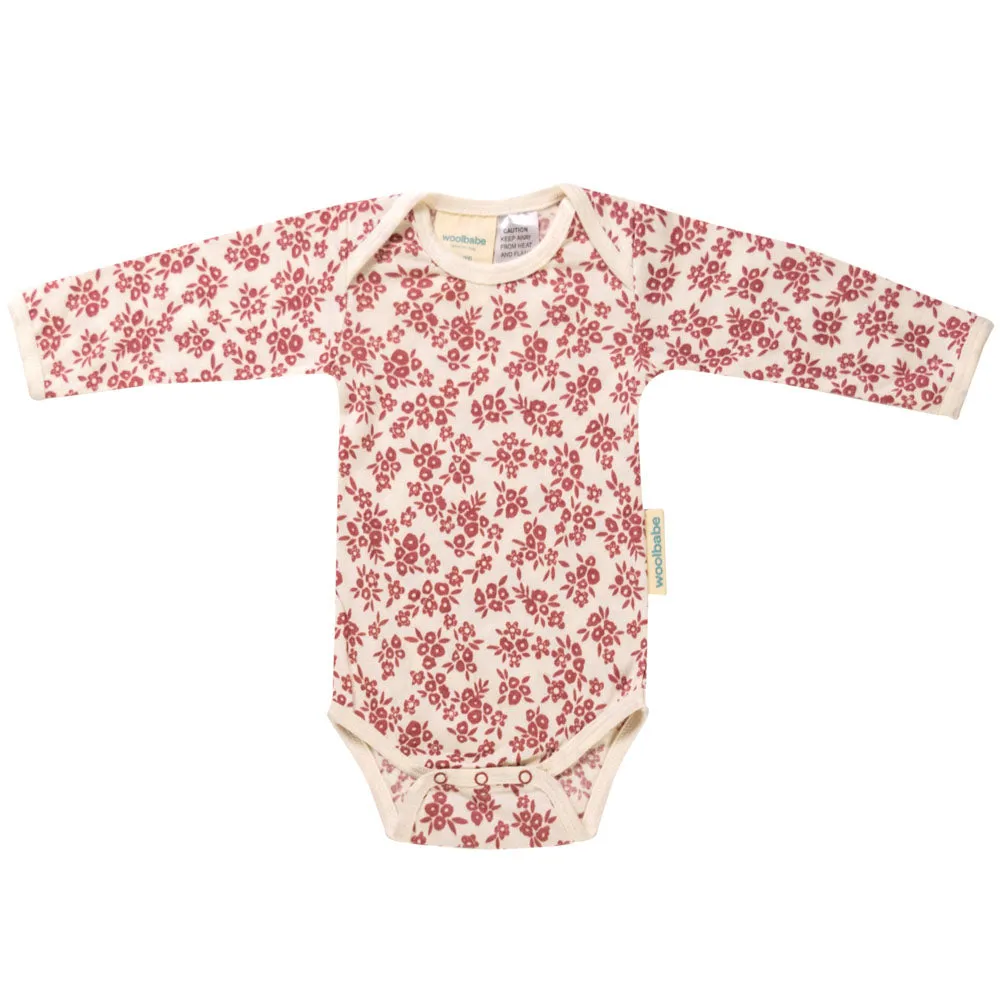 Long Sleeve Bodysuit - Rose Manuka (3-6mths)
