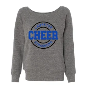 LS Cheer Wide Neck Sweatshirt