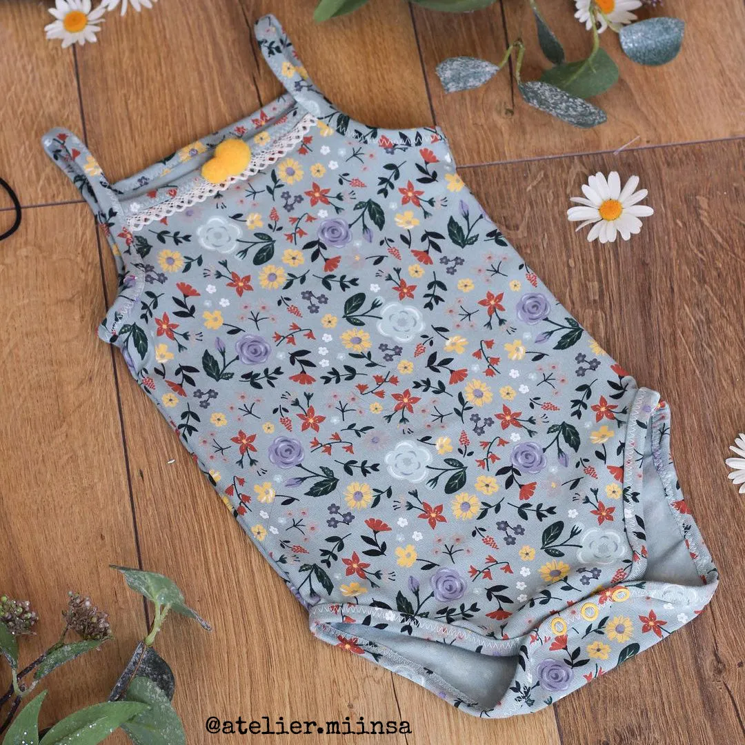 MALMÖ   MALAGA bodysuits - Baby 1M/4Y - PDF Sewing Pattern
