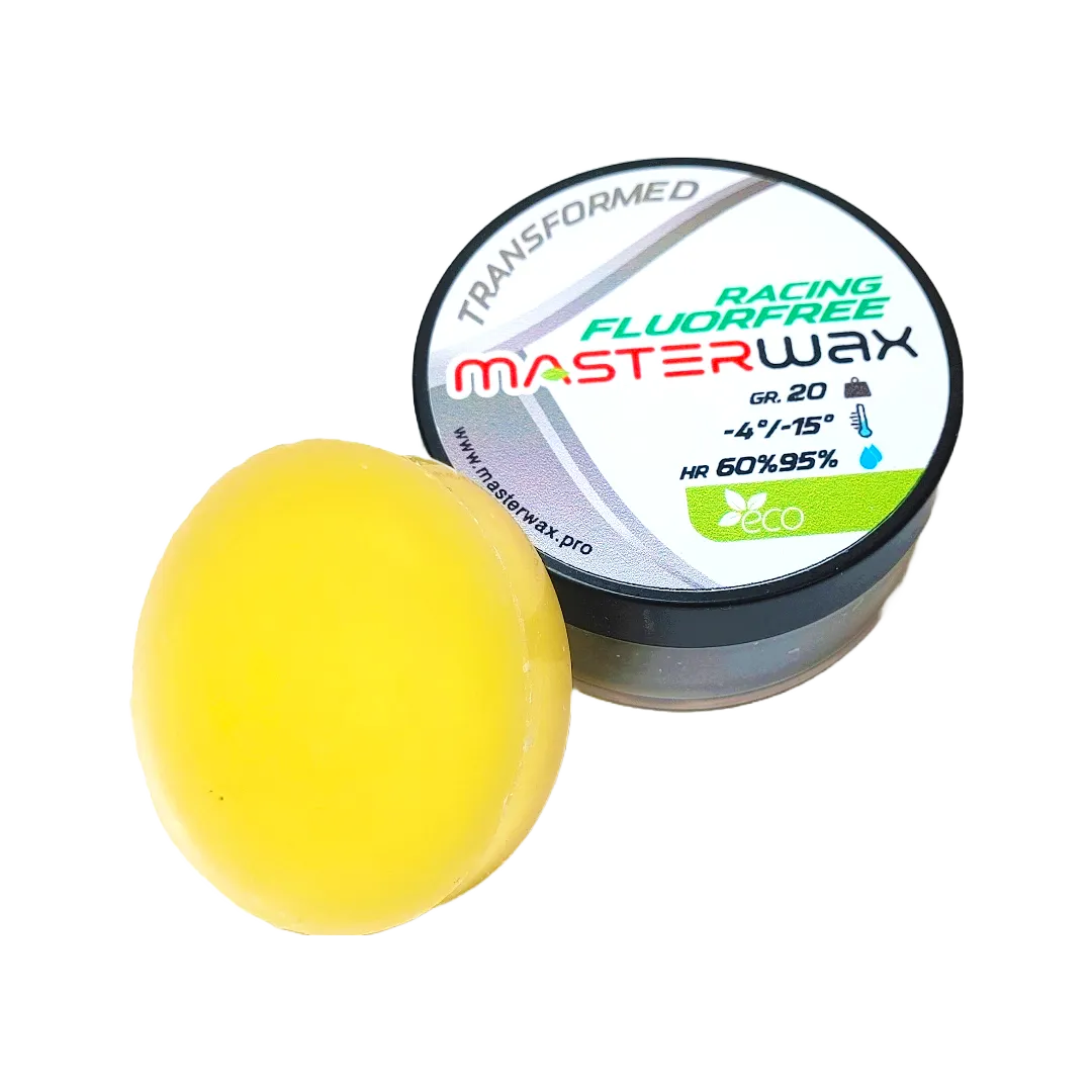 MasterWax RACING FLUORFREE Transformed Wool-Apply Wax (-4C/-15C) | 20g